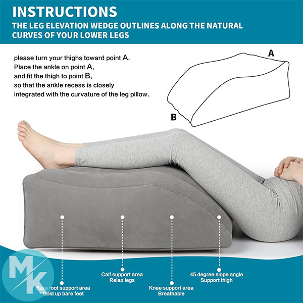 inflatable leg cushion