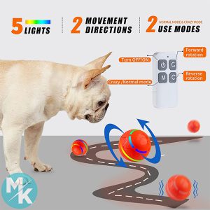 توپ هوشمند سگ برند SHAIINKOOW مدل کنترل دار