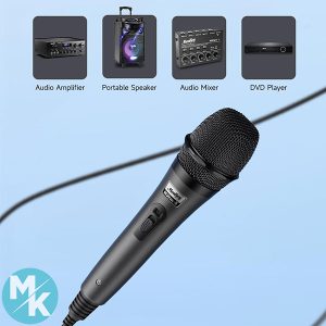میکروفون سیمی دستی برند Moukey مدل MWm-5