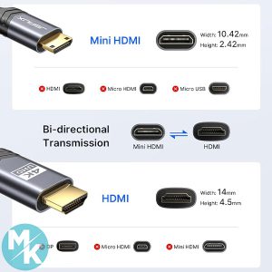 کابل HDMI به Mini HDMI برند JSAUX مدل cv0026