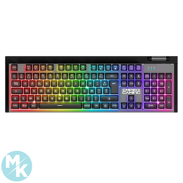 کیبورد گیمینگ بی سیم برند EMPIRE GAMING مدل RF-K308