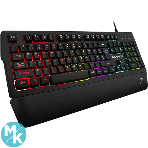 کیبورد گیمینگ برند The G-Lab مدل Keyz PALLADIUM