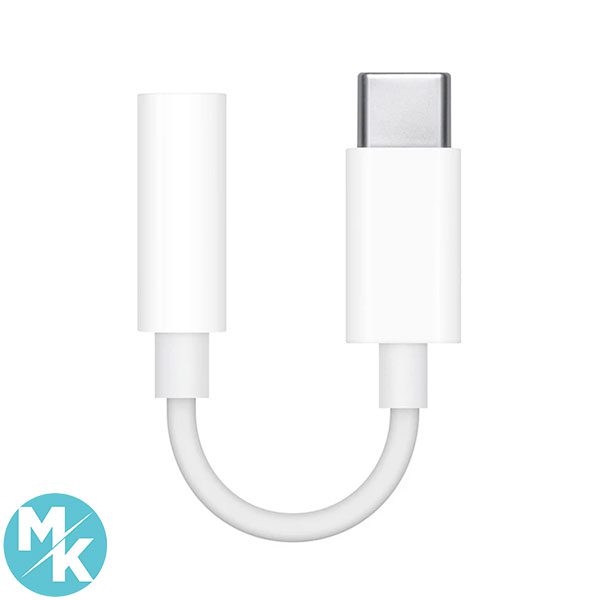 مبدل USB-C به جک 3.5 میلی متری برند Apple مدل 15 ADAPTER CABLE