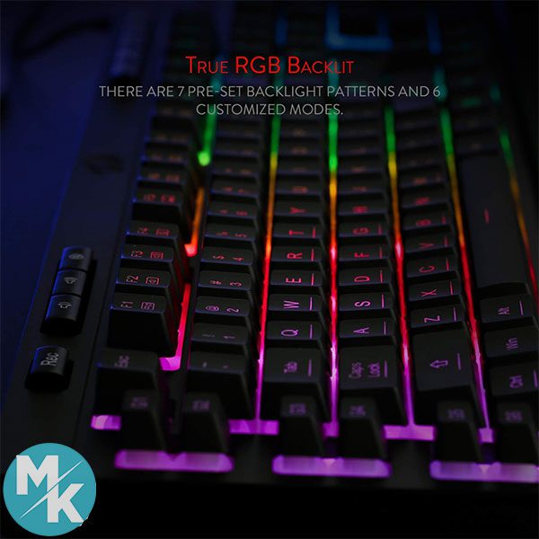 کیبورد گیمینگ برند Redragon مدل K512 Shiva