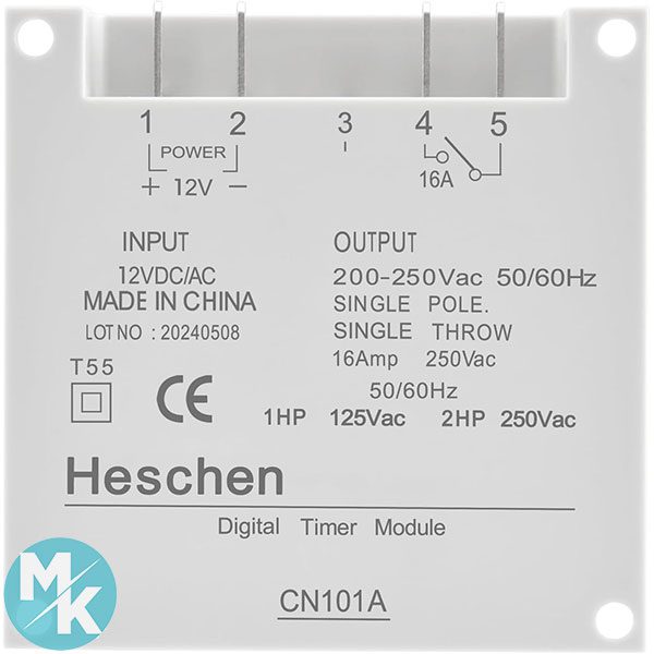 سوئیچ تایمر قابل برنامه ریزی برند HESCHEN مدل CN101A