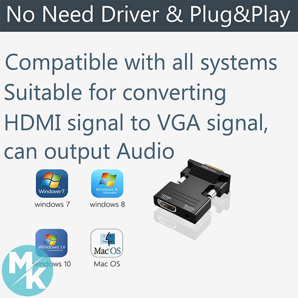 مبدل HDMI به VGA برند SZJUNXIAO مدل 831