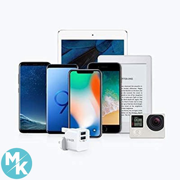 شارژر دوتایی 12W برند Anker مدل A2620 اصلی