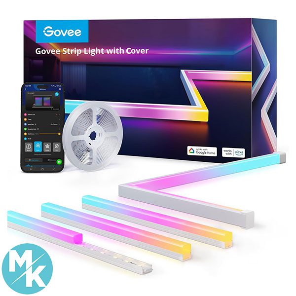 چراغ‌های نواری 5 متری برند Govee مدل ‎H61B5
