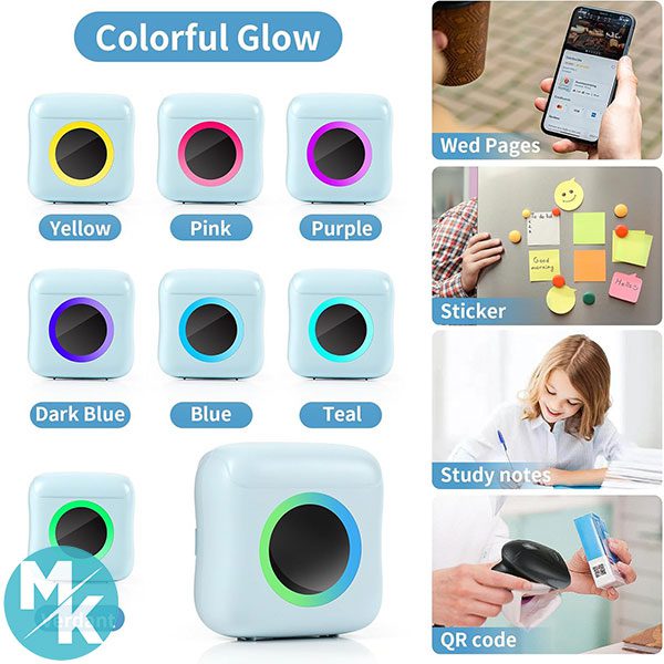 مینی پرینتر حرارتی برند GuKKK مدل ‎C22