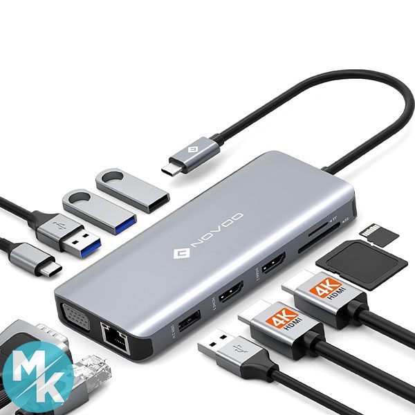 هاب 11پورت برند NOVOO مدل RM11