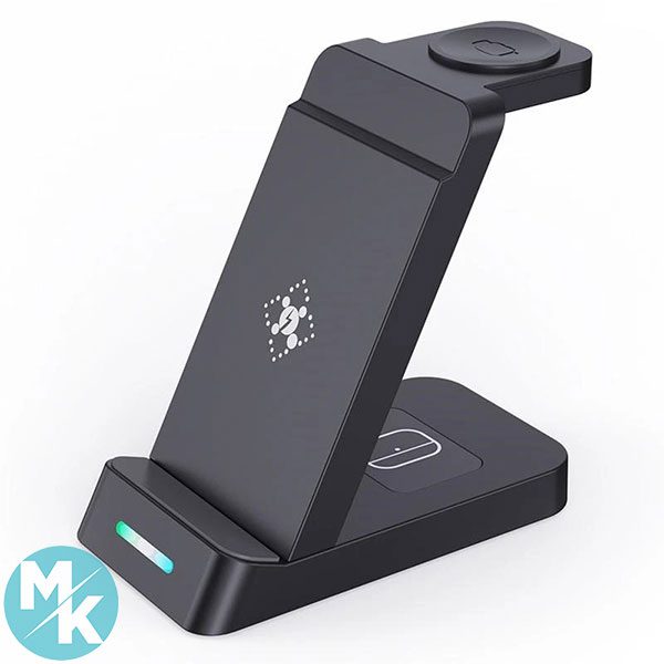 شارژر بی‌ سیم سه‌ کاره برند GLILAVOX مدل B-20A