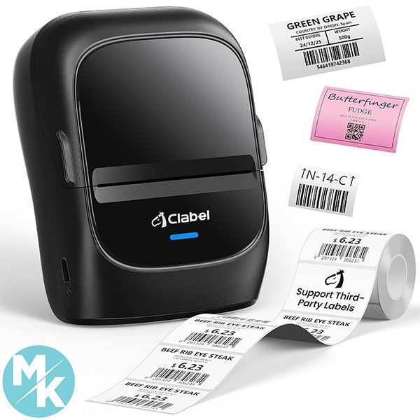 پرینتر حرارتی قابل حمل برند CLABEL مدل ‎CT221B
