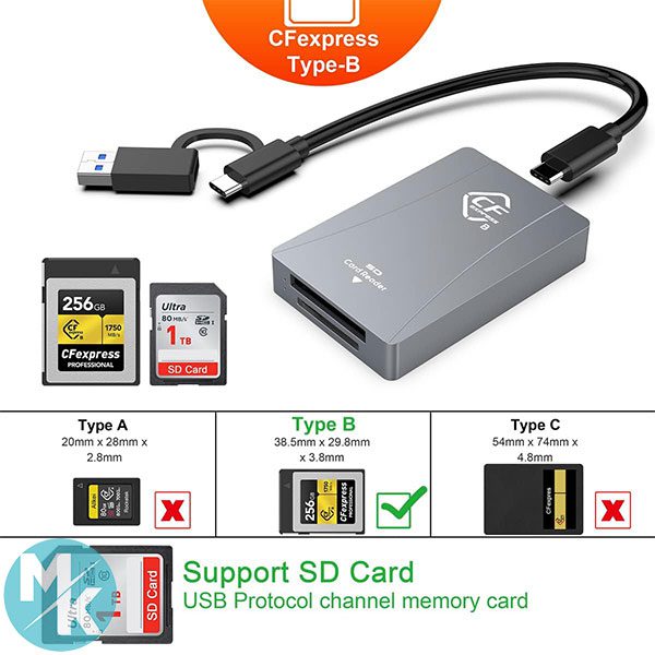 کارتخوان Android/Mac/Windows برند Rocketek مدل CL-CR327