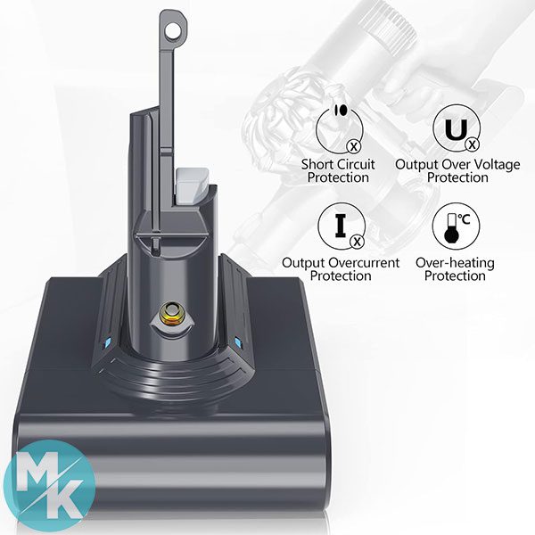 باتری جاروبرقی دایسون برند FLYLINKTECH مدل V7