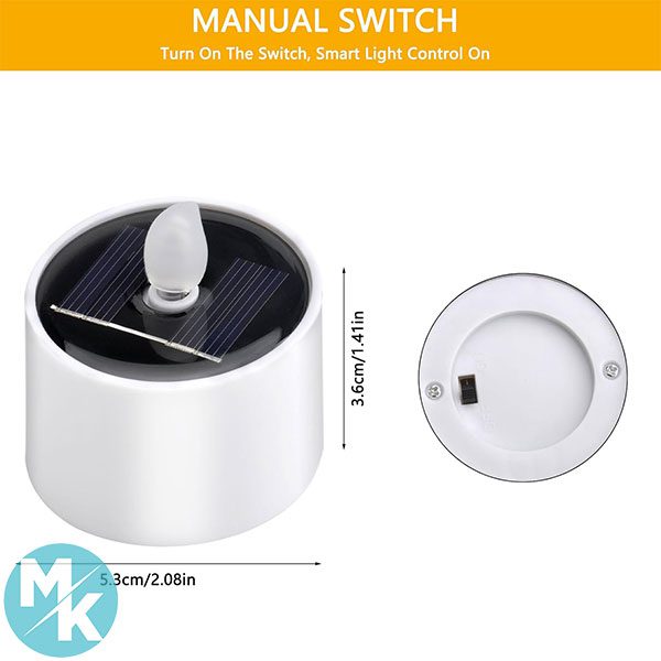 بسته 6 عددی شمع‌ های خورشیدی برند DAWRIS مدل 001