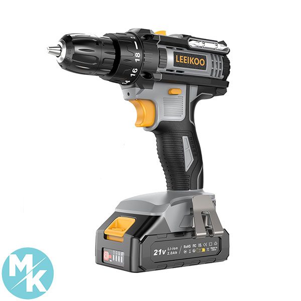 دریل پیچ گوشتی شارژی برند LEEIKOO مدل MR3705 استوک