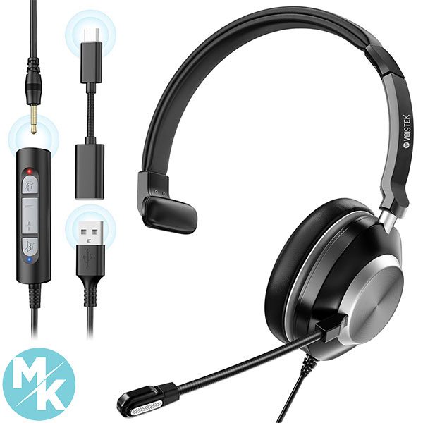 هدست سیم دار کامپیوتر برند Voistek مدل VS-881