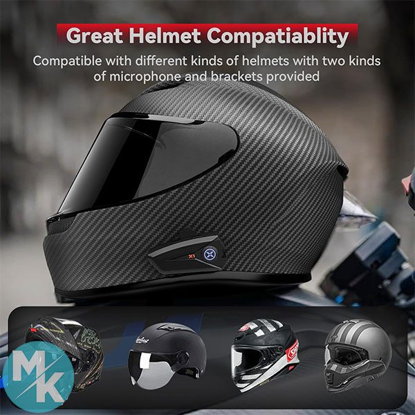 هدست مخصوص موتور سیکلت برند XGP مدل X1