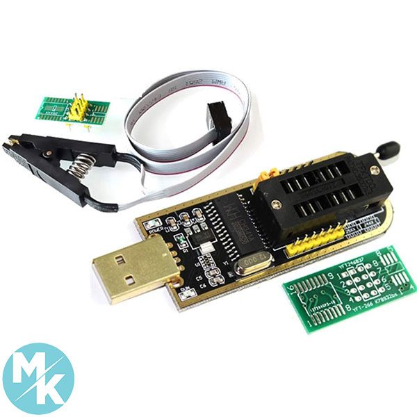 پروگرامر CH341A مناسب برای آی سی های Flash و EEPROM