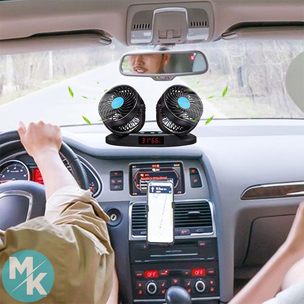 پنکه خودرو دوقلو برند EXCOUP مدل T103E استوک