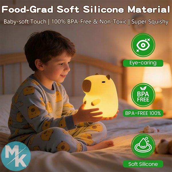 چراغ خواب کودک طرح کاپیبارا برند FAMIDUO مدل ‎DS-CPBR-01