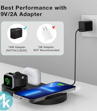 Wireless-Charger,ESTAVEL-3-in-1-Fast-Wireless-Charging-2